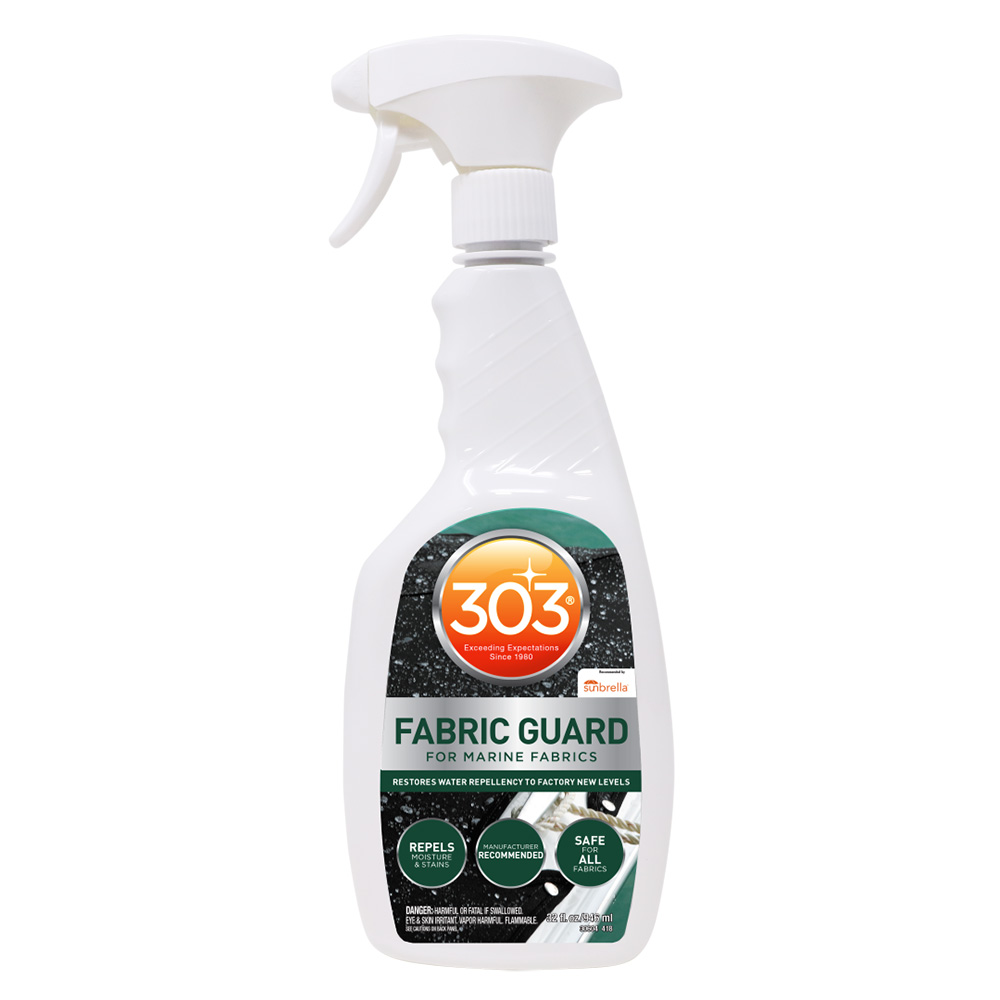 303 Fabric Guard spray bottle for marine fabrics