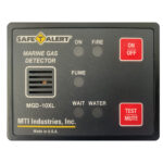 Safe-T-Alert marine gas detector front view.