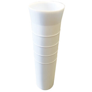 Stack of white plastic cups