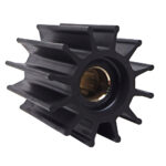 Rubber impeller for marine engine cooling systems.