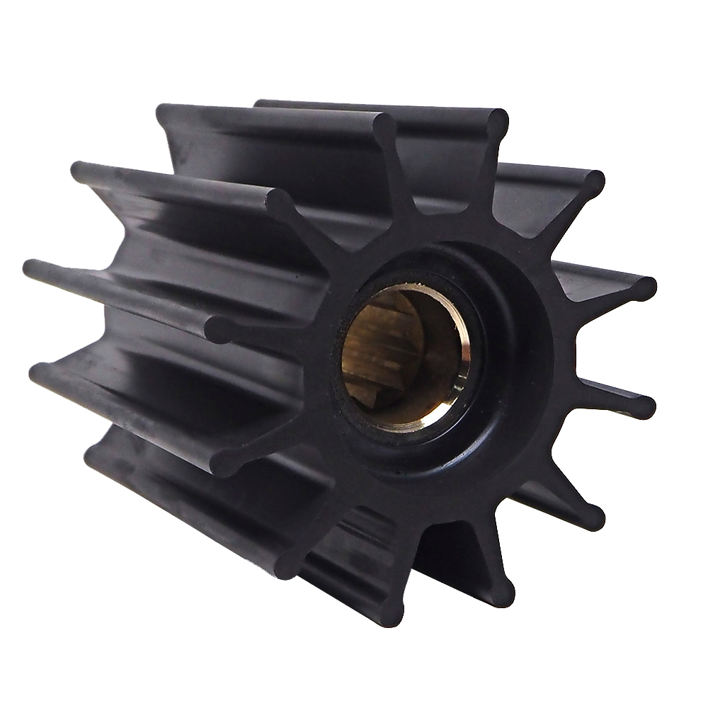 Rubber impeller for marine engine cooling systems.