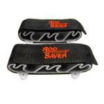 Rod holder straps for fishing gear organization