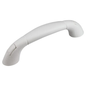 White ergonomic grab handle for mobility support.