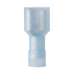 Blue plastic electrical connector
