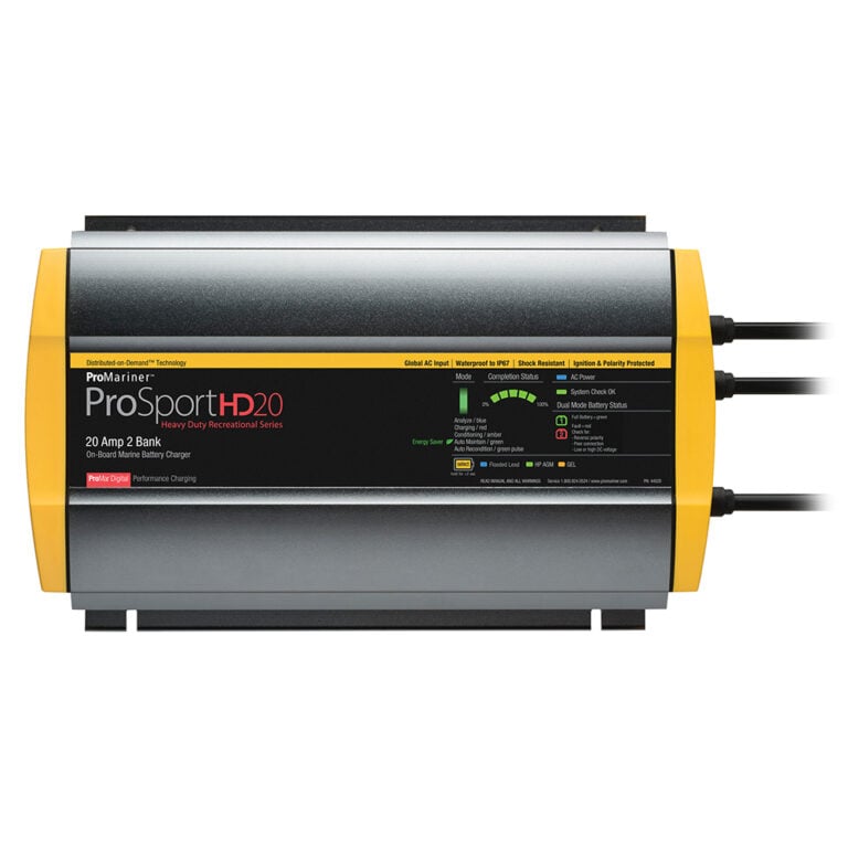 ProMariner ProSport battery charger, 20 Amp 2 Bank.
