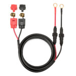 Red and black solar panel cable connectors