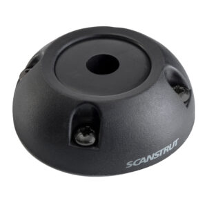Black Scanstrut mounting base for marine equipment