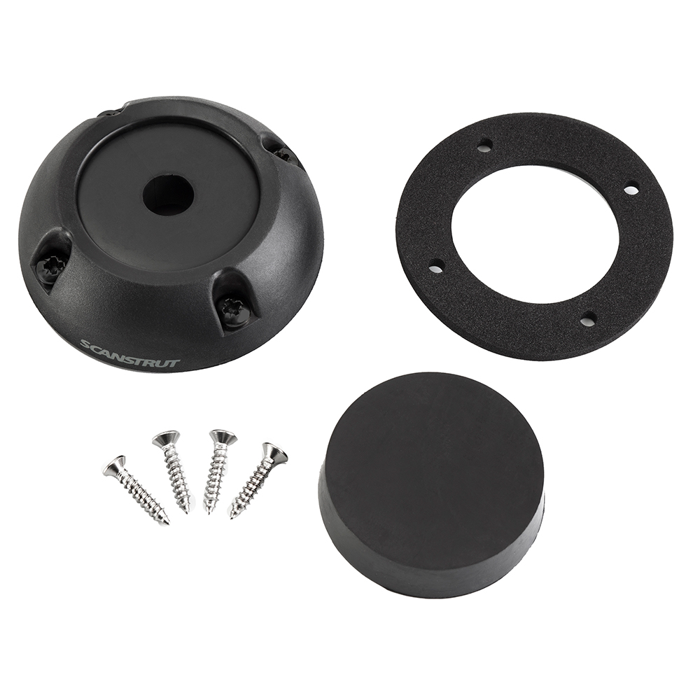 Scanstrut black cable seal with components and screws.
