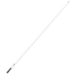 White fiberglass VHF antenna, black base connector