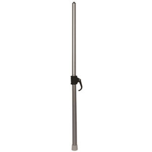 Silver telescopic pole with adjustable handle