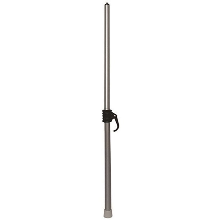 Silver telescopic pole with adjustable handle
