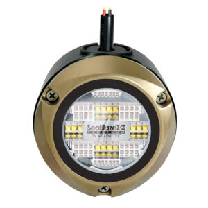 Underwater marine LED light with brass housing