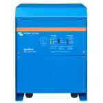 Blue Victron Energy Quattro battery charger inverter