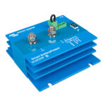 Blue Smart BatteryProtect device with connectors.
