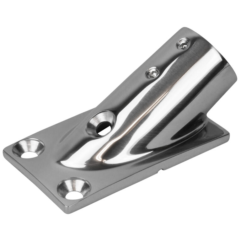 Stainless steel boat hand rail base fitting