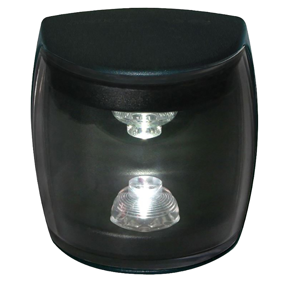 Black modern ceiling light fixture.