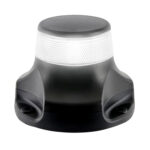 Black LED navigation light for boats