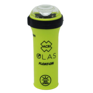 Yellow water-activated floating safety device.