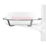 Raymarine radar with protective frame mount