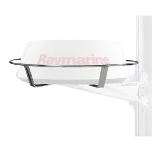 Raymarine radar with protective frame mount