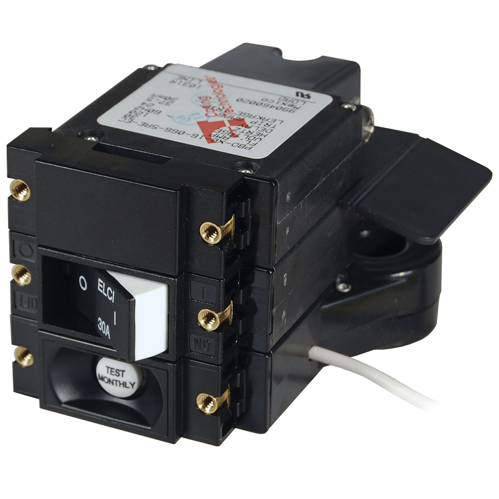 30A circuit breaker with test button