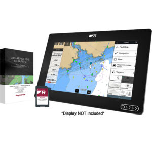 Raymarine Lighthouse Charts with navigation display