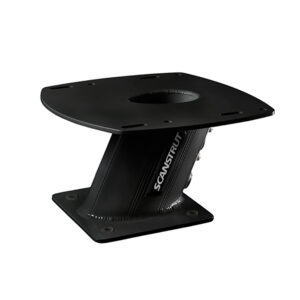 Black Scanstrut marine accessory mount.