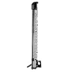 Telescopic boat anchor pole in silver and black.