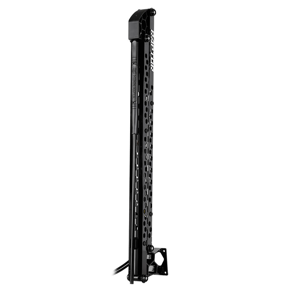 Black adjustable metal linear actuator