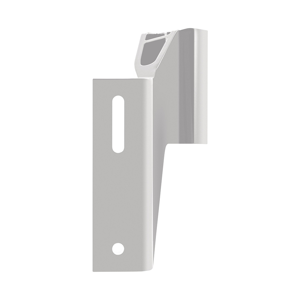 Silver metal wall bracket for mounting devices
