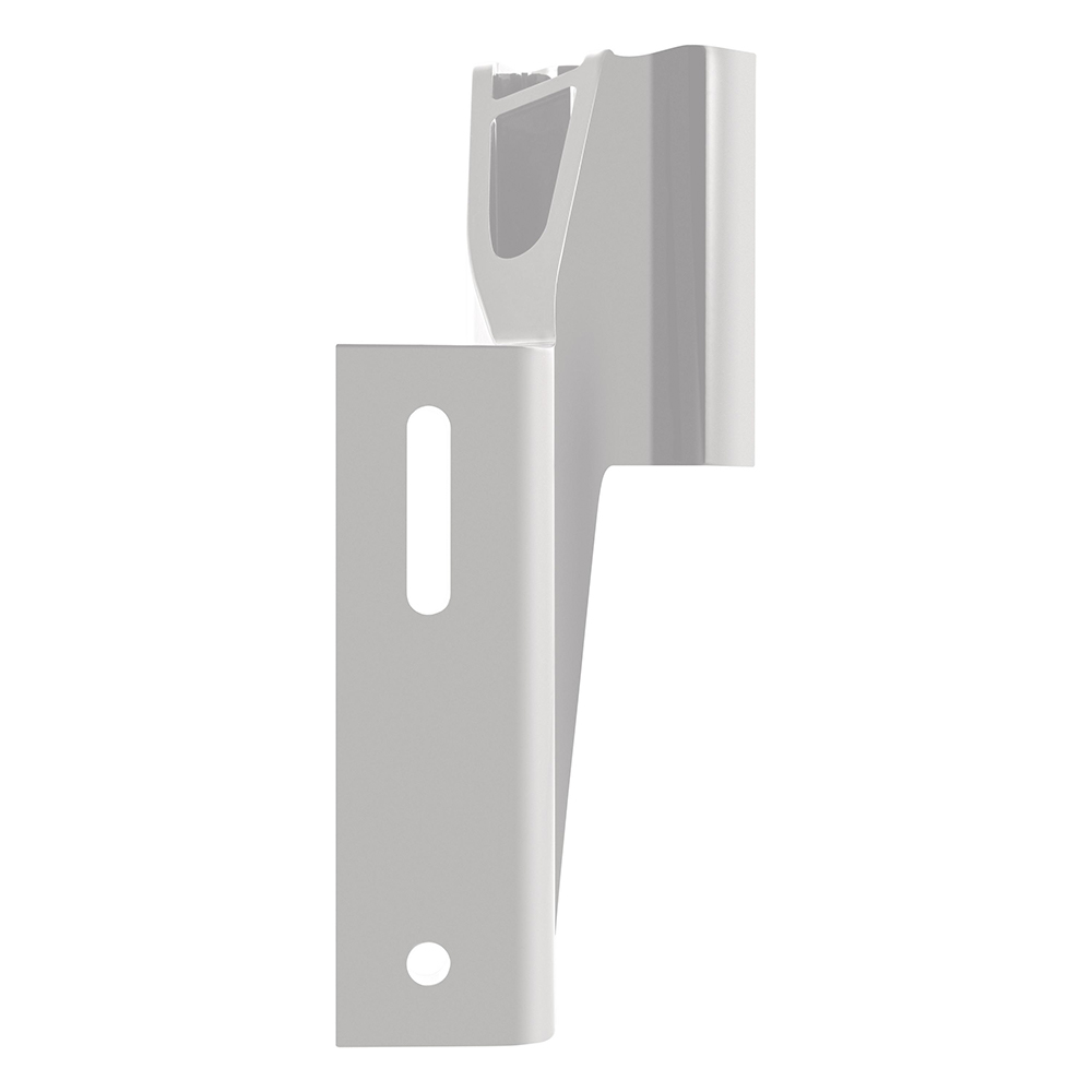 White metal bracket for wall mounting