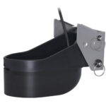 Black automatic water heater cup side view