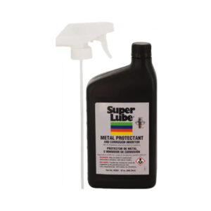Super Lube metal protectant spray bottle.
