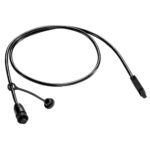Black waterproof electrical connector cable