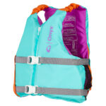 Colorful safety vest with adjustable straps