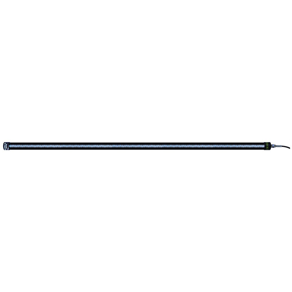 Long LED light strip with plug