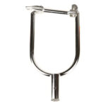 Metal fishing rod holder accessory.