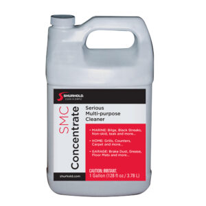 Shurhold SMC Concentrate multi-purpose cleaner gallon bottle.