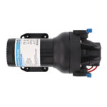 Jabsco water pump, Flojet series, side view
