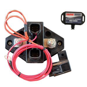 Battery monitor with Bluetooth gateway and cables.