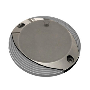 Round stainless steel door floor stop