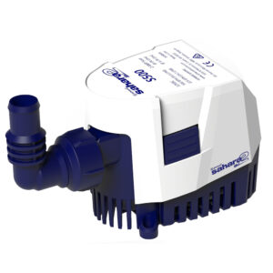 White and blue water pump, labeled Sahar 2.