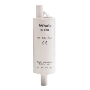 Whale inline 12V DC pump for sale.