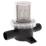 Plastic filter strainer with mesh screen
