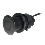 Black automotive push button switch with wiring