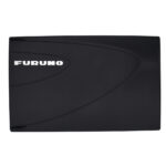 Black electronic device cover with Furuno logo
