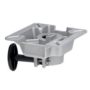 Metal door latch mechanism with handle