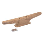 Wooden boat cleat with screws included.