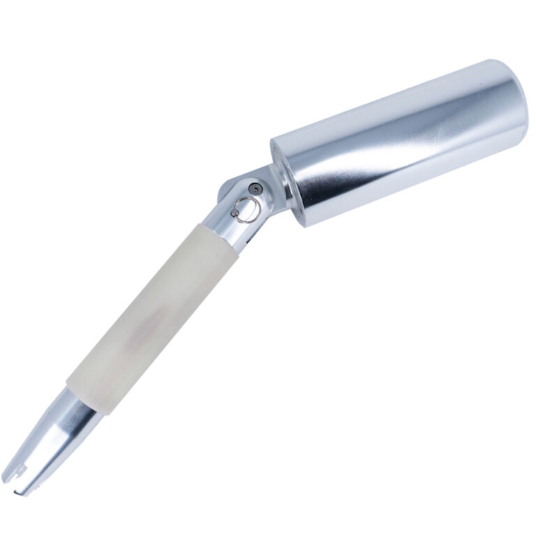 Metal socket converter with white handle
