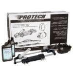 Protech hydraulic steering system for outboard boats.